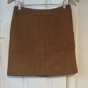 LOFT Tan Pencil Skirt